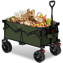 Sekey 330 lb inklapbare opvouwbare bolderwagen met grote capaciteit
