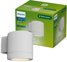 Philips Fylx Wandlamp   Buitenverlichting   GU10 Fitting   Weerbestendig: IP44   Wit   Modern design