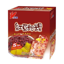 SHAOMEI ijs op een stokje met rodebonenjelly