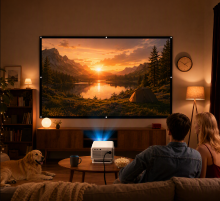 Big Screen Entertainment Bundel   XGODY Gimbal N6 Pro Draagbare Projector Met 120 Inch Projectiescherm Als Cadeau