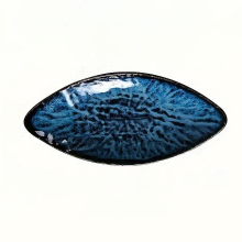 YumiPLUS 1 stuk 10 inch blauw wilgenblad sushibord