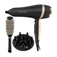 Remington D6940GP haardroger cadeauset   2200 W vermogen   6 opzetstukken   Inclusief diffuser en Pik