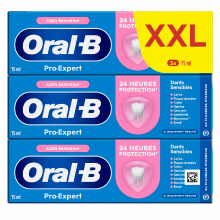 Oral B Oral B Pro Expert gevoeligheid kalmerende sensatie tandpasta   Eucalyptus pepermuntsmaak   3 x 75 ML