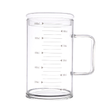 BJ Glazen Theekop met Maataanduiding 1000 ml