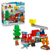 LEGO DUPLO Town 10473 Brandweertruck met slang en brandweerman