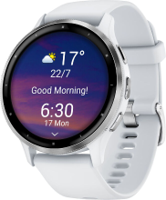 Garmin Venu 3   smartwatch   45 mm   Zilver/Wit