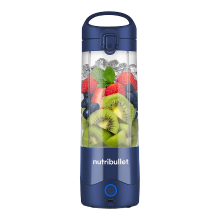 Nutribullet Portable 475 ml personal blender   Marineblauw   Oplaadbare batterij   USB C opladen   20 minuten gebruiksduur   Voor smoothies onderweg