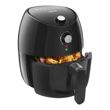 Aigostar airfryer 1500 W 3,5 L 360° heteluchtcirculatie mechanische bediening 80 200°C timer 0 30 min