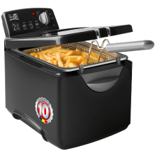 Fritel Friteuse   Turbo SF® 4178   Friteuse met filterdeksel   Friteuse voor olie en vast vet   Friteuse voor 2 4 personen met kijkvenster   2300 W   3 L