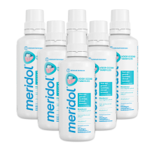 6X Meridol Mondspoeling Tandvleesbescherming 400 ml