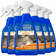 6X Blue Wonder Oven & Grillreiniger 500 ml