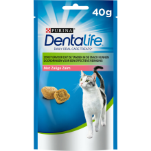 8X DentaLife Kattensnack Zalm 40 gr