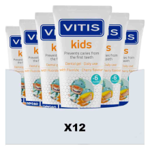 12X Vitis Tandgel Kids 6m+ 50 ml