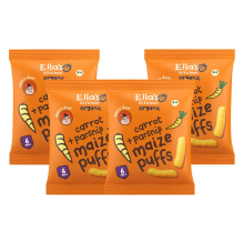 4X Ella's Kitchen Biologisch Mais Sticks 6+m Wortel & Pastinaak 20 gr