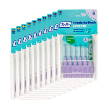 10X TePe Ragers Extra Zacht 1,1 mm Lichtlila 6 stuks