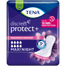6X TENA Discreet Maxi Night 12 stuks