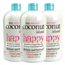 3X Treaclemoon Bad en Douchegel My Coconut Island 500 ml
