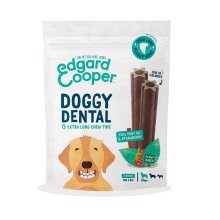 Edgard & Cooper 4x Edgard & Cooper Doggy Dental Sticks Aardbei   Frisse Muntolie
