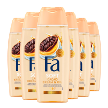 6X Fa Douchecrème Cacao Cream & Oil 250 ml