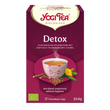6X Yogi tea Biologische Thee Detox 17 stuks