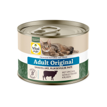 Vitalstyle Kattenvoer Blik Care Rund 200 gr