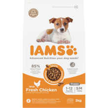 IAMS Dog Puppy   Junior Small   Medium Kip 3 kg