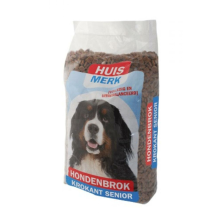 Huismerk Hondenvoer Senior Krokant 10 kg