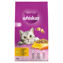 Whiskas 1+ Kattenbrokken Kip 7 kg