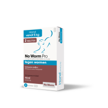 Exil No Worm Pro Ontworming Tabletten Hond vanaf 5 kg 2 tabletten