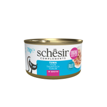 Schesir Kattenvoer Tonijn in Boullion 70 gr