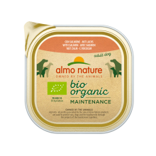 9X Almo Nature Bio Organic Maintenance Hondenvoer Nat Zalm 300 gr