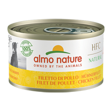 48X Almo Nature HFC Natural Hondenvoer Nat Kipfilet 95 gr