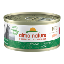 48X Almo Nature HFC Kattenvoer Nat in Gelei Tonijn 70 gr