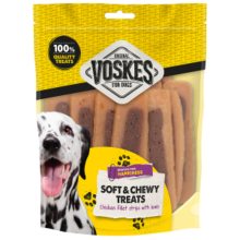 10X Voskes Hondensnacks Kip Filet Lam 400 gr