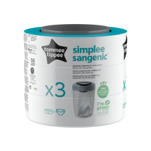 Tommee Tippee Simplee Sangenic Navulcassette 3 stuks