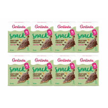 8X Gerlinea Crusty Snack Pure Chocolade 6 x 102 gr