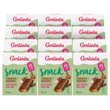 12X Gerlinea Repen Chocolade & Hazelnoot 8 x 102 gr