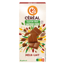 Cereal Céréal Melkchocolade Tablet Glutenvrij en Lactosevrij 100 gr