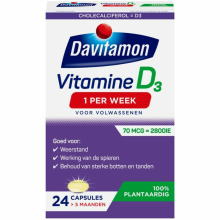 Beko 4x Davitamon Vitamine D Vegan 1 Per Week 24 capsules
