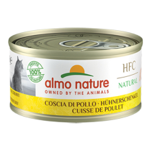 48X Almo Nature HFC Natural Kattenvoer Nat Kippenboutvlees 150 gr