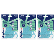 3X Jordan Flosser 3 in 1 36 stuks