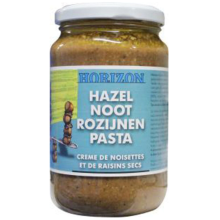 6X Horizon Bio Hazelnoot Rozijnenpasta 350 gr
