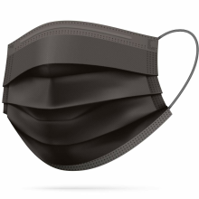 10X Fohwa Mondkapjes Zwart 50 stuks