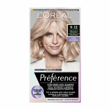 3X L'Oréal Préférence Cool Blondes Permanente Haarkleuring 9.12 Siberia   Extra Licht As Beigeblond