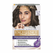 3X L'Oréal Excellence Cool Crème Permanente Crèmekleuring 5.11   Ultra As Lichtbruin