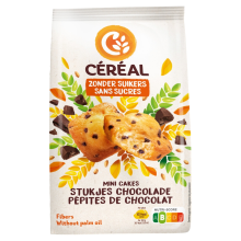 Céréal Mini Cakes Stukjes Chocolade 196 gr