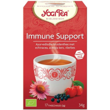 6X Yogi tea Biologische Thee Immune Support 17 stuks