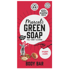 6X Marcel's Green Soap Showerbar Argan & Oudh 150 gr
