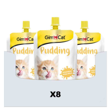 8X GimCat Pudding Classic 150 gr