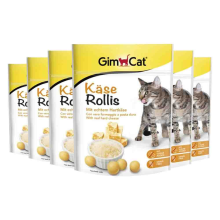 6X GimCat Kaas Rollis 140 gr